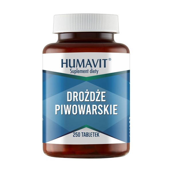 Humavit Drożdże Piwowarskie, tabletki, 250 szt.