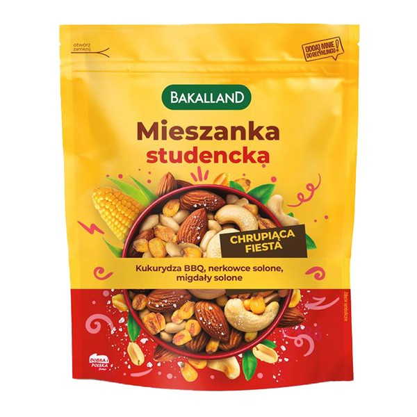 Bakalland, Mieszanka studencka, Chrupiąca Fiesta, 120 g