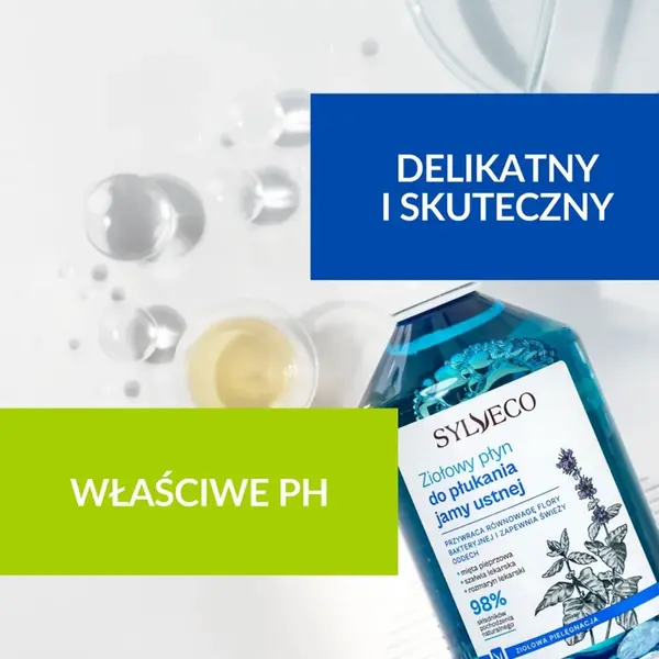 Sylveco, płyn do płukania jamy ustnej, ziołowy, 500 ml
