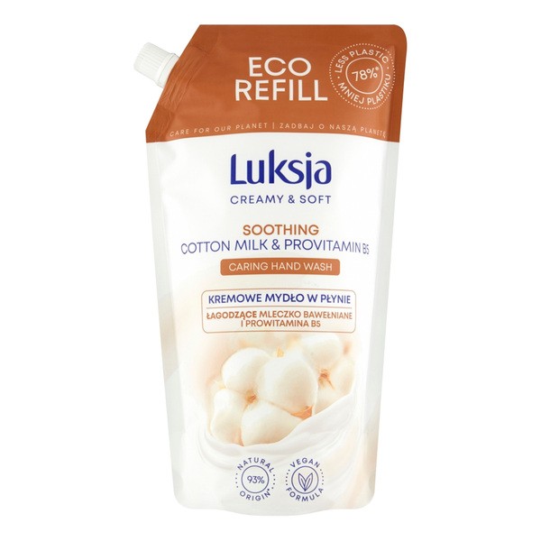 Luksja, mydło w płynie, Cotton, 900 ml