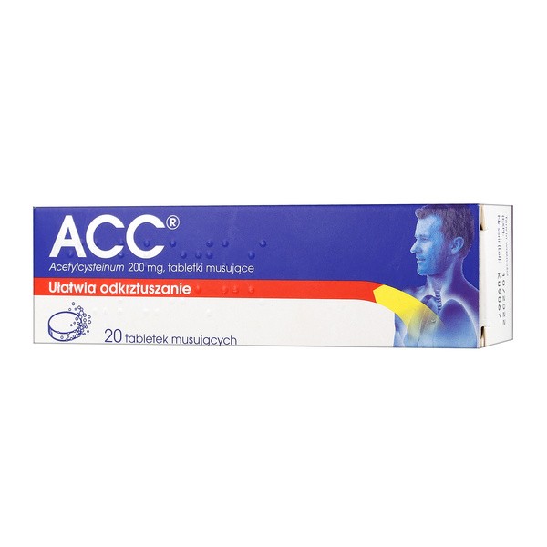 ACC, 200 mg, tabletki musujące, 20 szt.