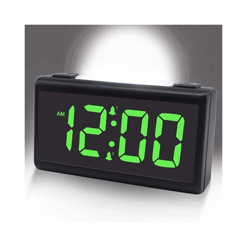 Piccola sveglia digitale con doppia sveglia