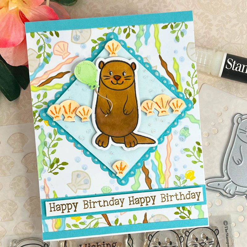 Otter Clear Stamps Set of 12
