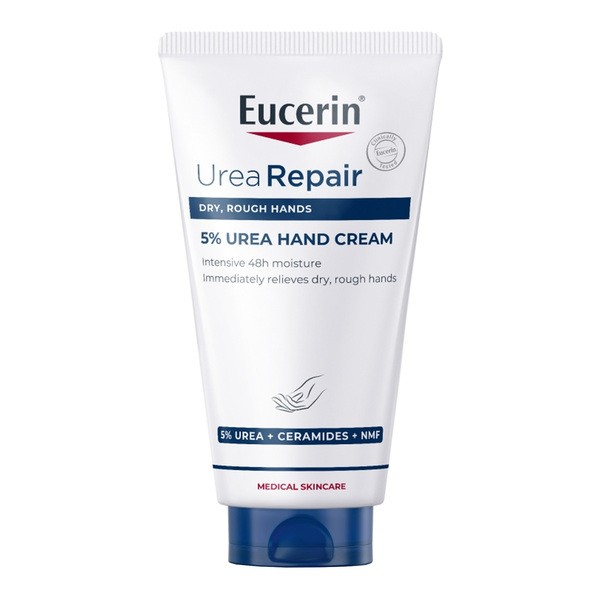 Eucerin UreaRepair PLUS, regenerujący krem do rąk z 5% mocznikiem, do suchej skóry, 75 ml