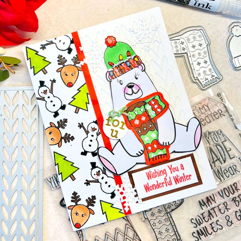 extras4sweater Clear Stamp Set