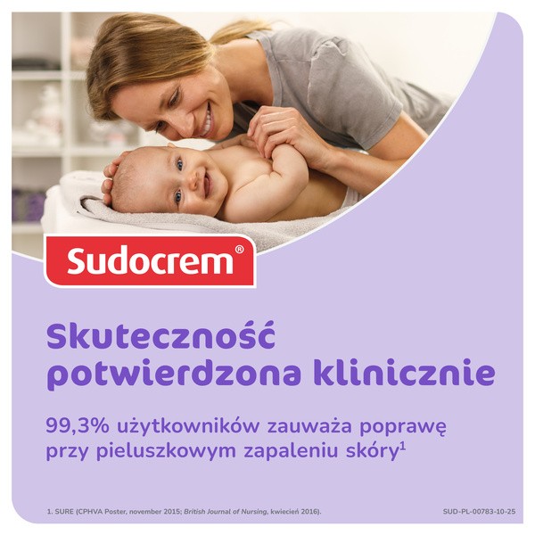 Sudocrem Expert, krem barierowy, pieluszkowe zapalenie skóry, otarcia, 250 g