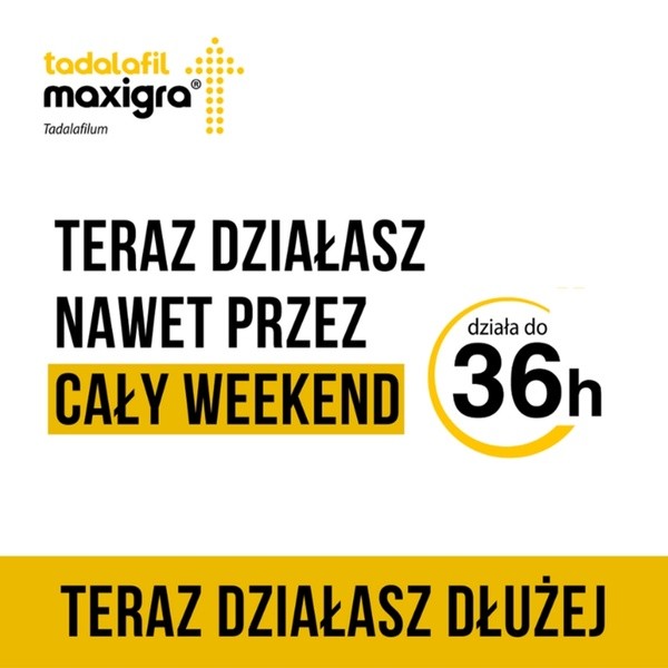 Tadalafil Maxigra, 10 mg, tabletki powlekane, 2 szt.