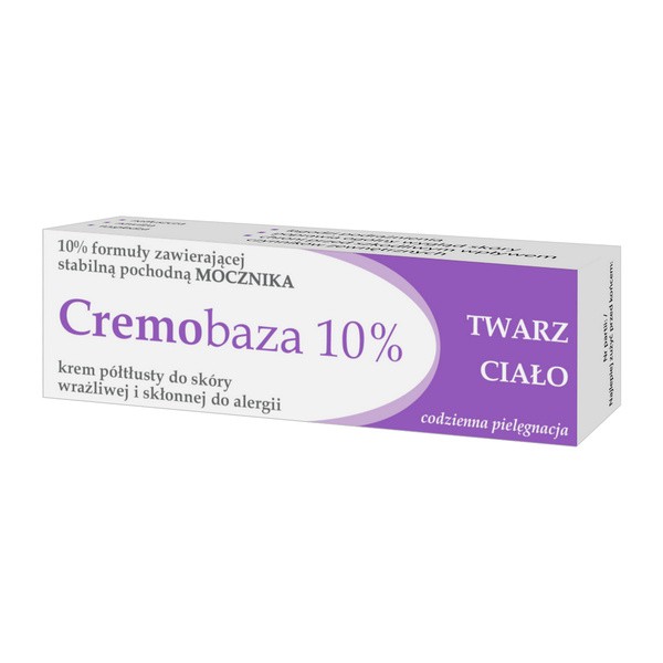 Cremobaza 10%, krem półtłusty z mocznikiem, 30 g