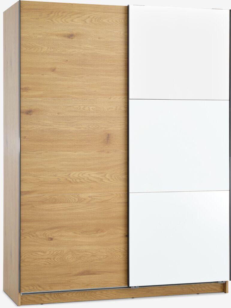 RABERG RABERG 150x200 skab med spejl, varm egetræsfarve