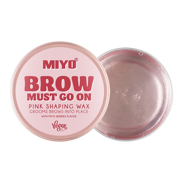 Miyo Brow Must Go On, wosk do stylizacji brwi, 30 g