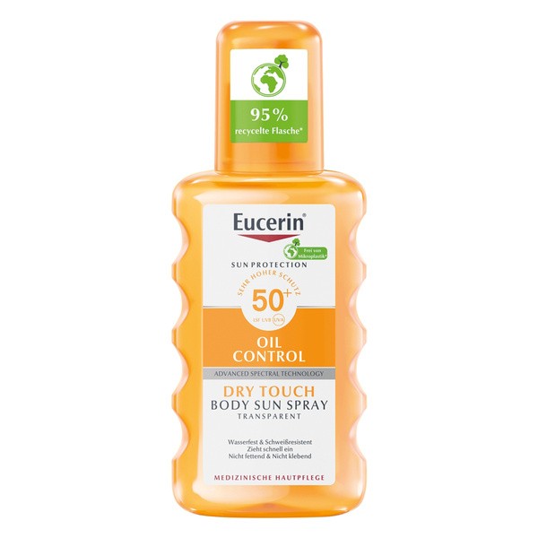 Eucerin Sun Oil Control SPF50+Dry Touch, spray ochronny, 200 ml