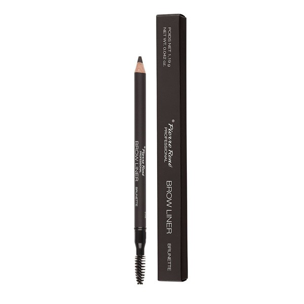 Pierre Rene, kredka do brwi ze szczoteczką Brown Liner No. 01 Brunette, 1,19 g