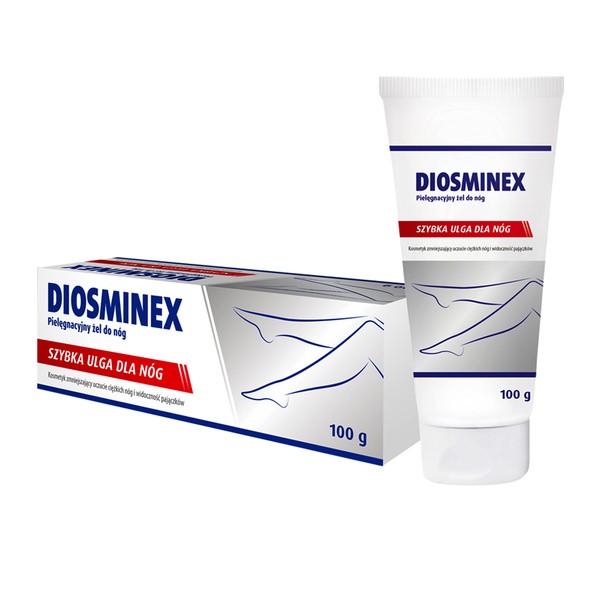 Diosminex szybka ulga dla nóg, żel, 100 g