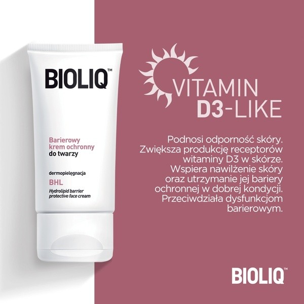 Bioliq BHL, barierowy krem ochronny do twarzy, 50 ml