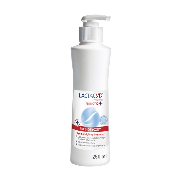 Lactacyd Pharma Prebiotic +, prebiotyczny płyn do higieny intymnej, 250 ml