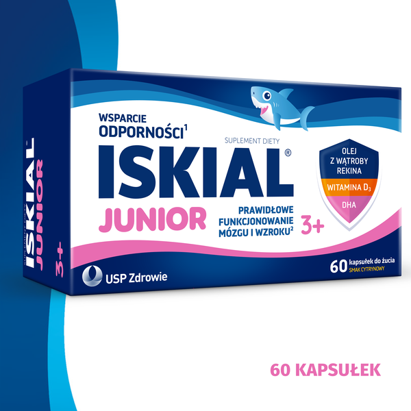 Iskial Junior, kapsułki do żucia, 60 szt.