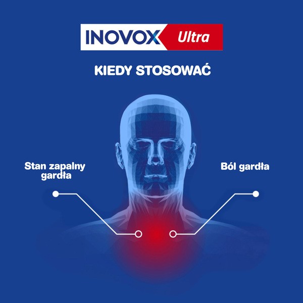INOVOX Ultra smak miętowy (Ultravox), 8,75 mg, pastylki twarde, 24 szt.