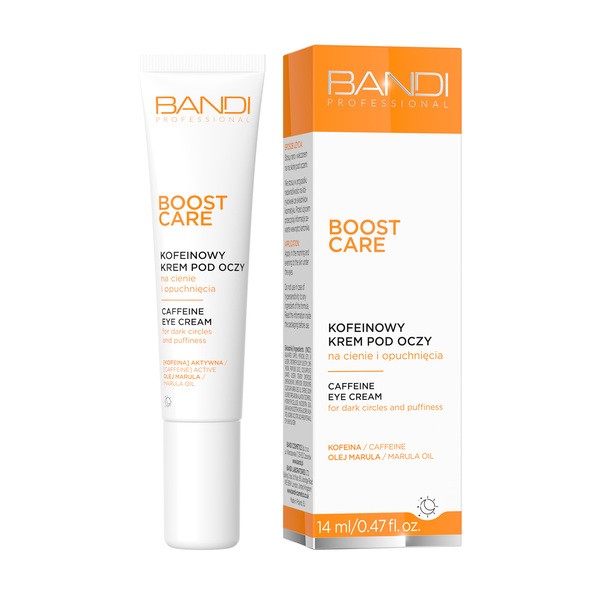 Bandi Boost Care, kofeinowy krem pod oczy redukujący cienie, 14 ml