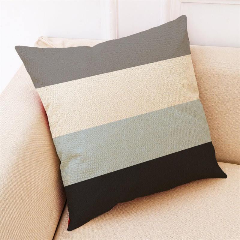 Geometric Alack Polyester Print Pillow Case Decorative Pillowcases Home Decorative 45 X 45cm poszewki na poduszki