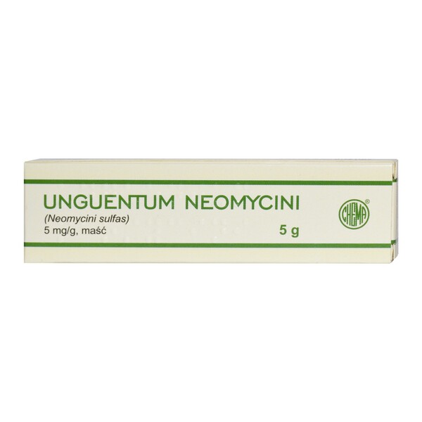 Unguentum Neomycini, (5 mg/g), maść, 5 g (tuba)