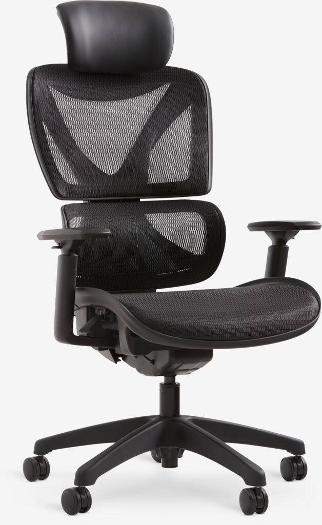 VARPELEV VARPELEV kontorstol sort mesh/sort