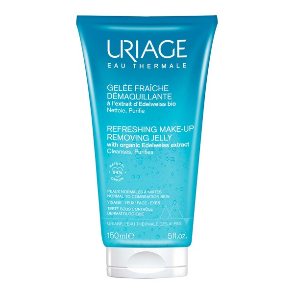 Uriage, żel odświeżający do demakijażu z ekstraktem z szarotki alpejskiej,150 ml