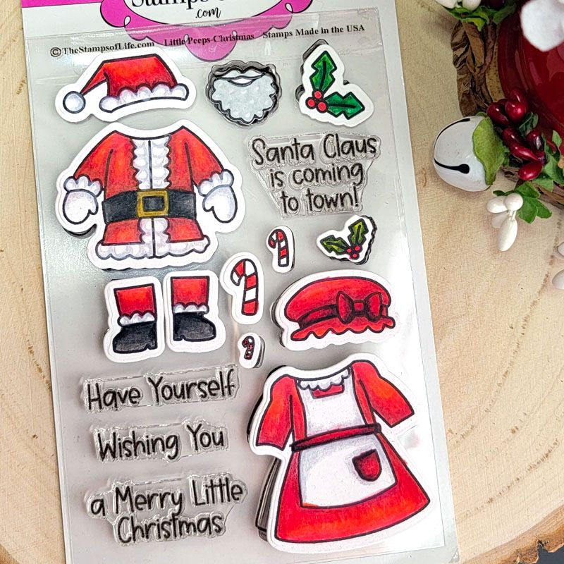 Little Peeps Christmas Clear Stamp Set