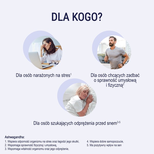 Naturell Ashwagandha, tabletki, 120 szt.