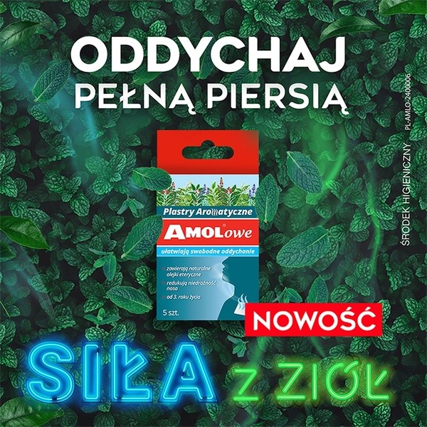 Amolowe plastry aromatyczne, 5 szt.