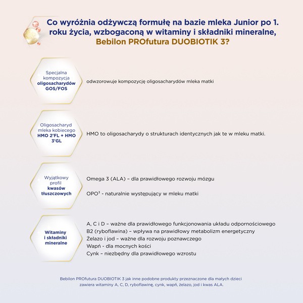 Bebilon PROfutura DUOBIOTIK 3, formuła na bazie mleka po 1. roku życia, 800 g