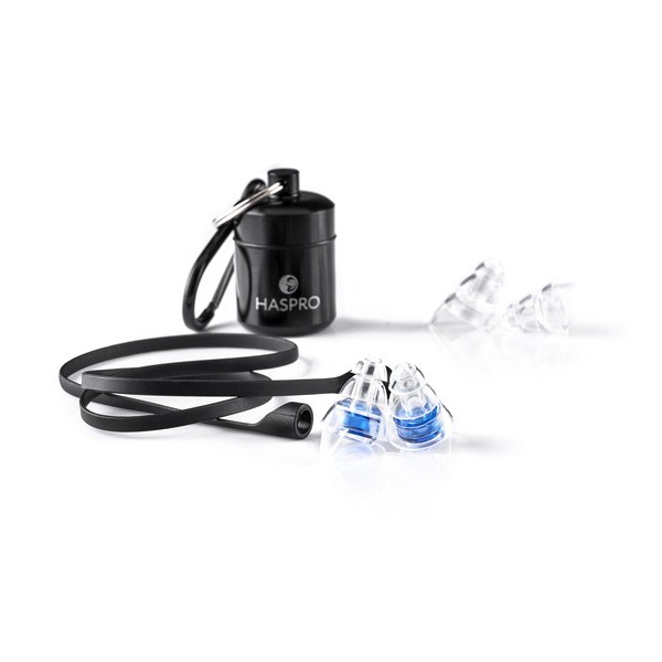 Haspro Pure Music Universal, zatyczki do uszu, niebieskie, 2 pary