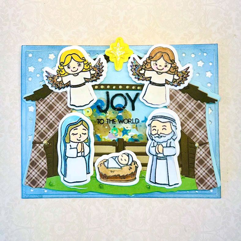 Mini Nativity Clear Stamp Set