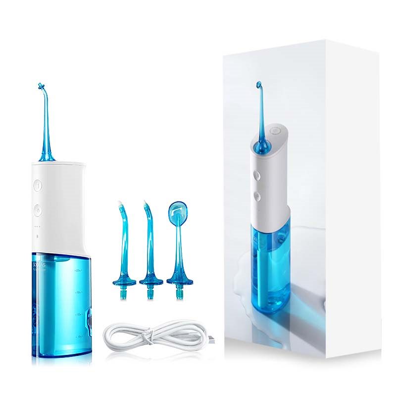 Irygator do jamy ustnej, przenośny irygator do wody, oryginalne końcówki dyszy, dodatkowa wymienna końcówka do czyszczenia zębów