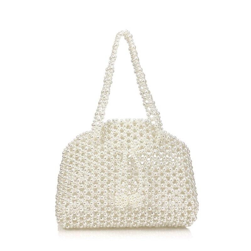 Håndlaget perleveske, damevesker, dameveske, kveldsfestveske, skulderveske, elegant perleveske, bryllupstemperament, brudeveske