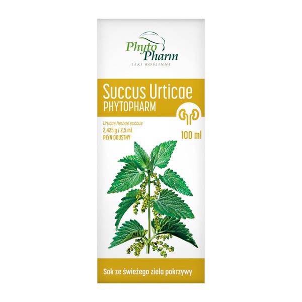 Succus Urticae, (sok z pokrzywy), 100 ml