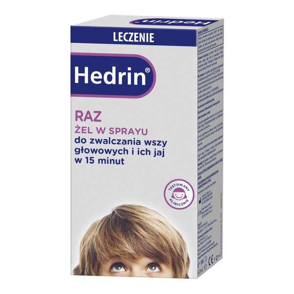 Hedrin Raz, żel w sprayu, 60 ml