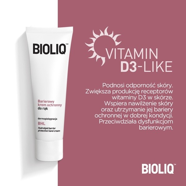 Bioliq BHL, barierowy krem ochronny do rąk, 75 ml