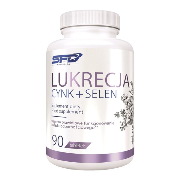 SFD Lukrecja cynk + selen, tabletki, 90 szt.