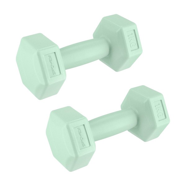 Spokey Monster, zestaw hantli sześciokątnych, 2 x 1 kg