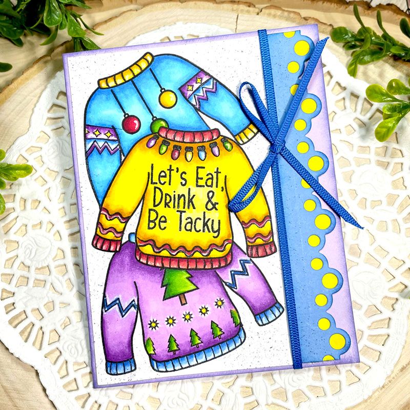 crazysweater2stamp Clear Stamp Set