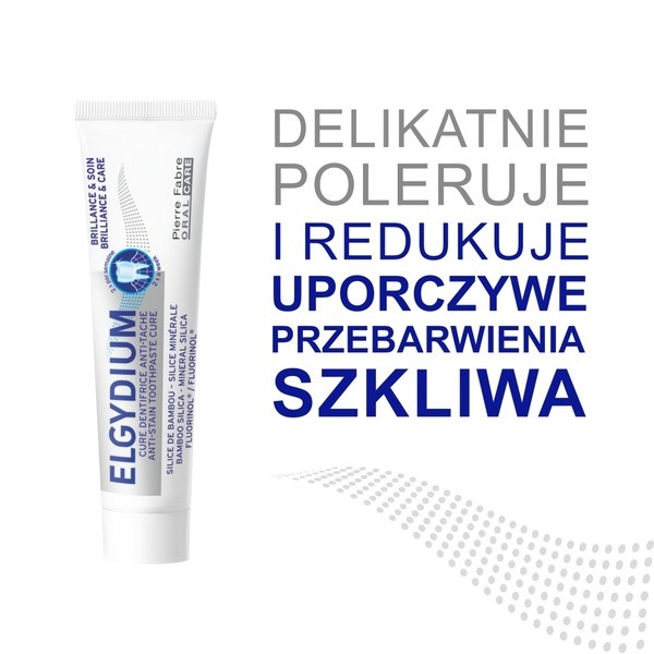 Elgydium Brilliance & Care, pasta do zębów przeciw przebarwieniom, 30ml