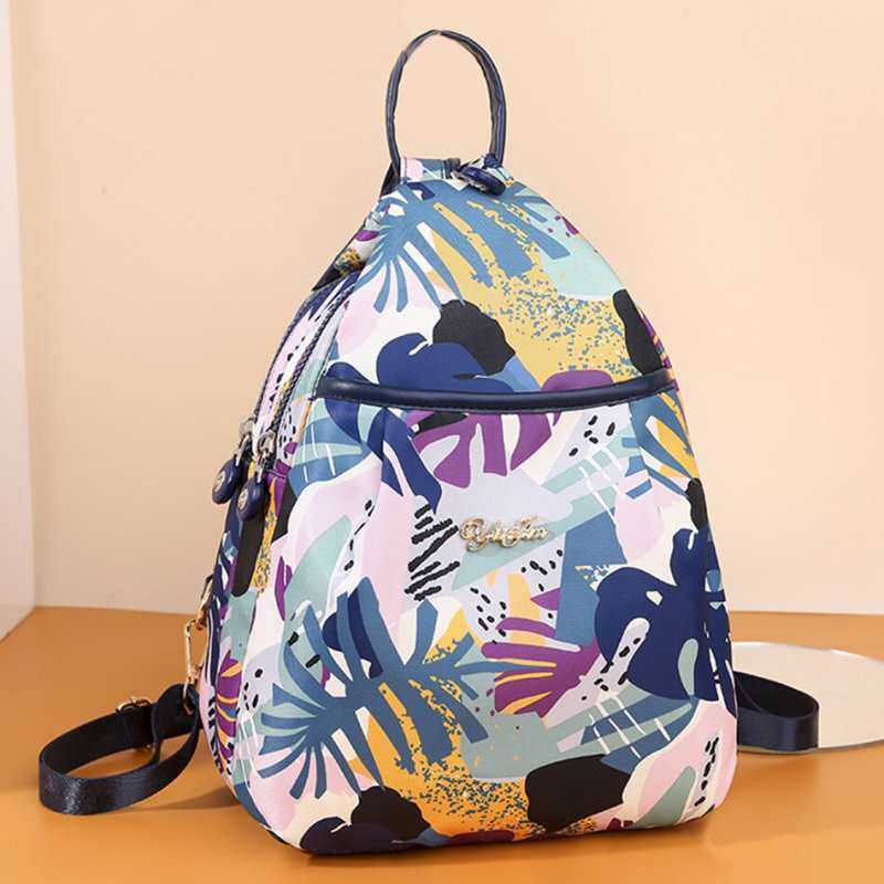 Sac à dos bandoulière pour femme, style Oxford, décontracté, grand format.