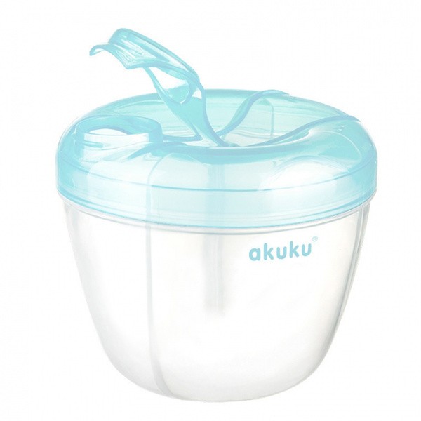 Akuku, pojemnik na mleko w proszku, niebieski, 1 szt.