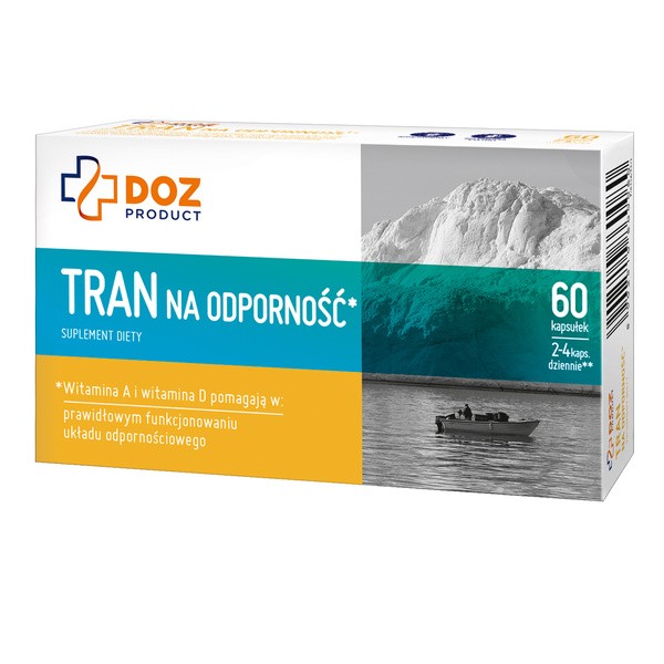 DOZ PRODUCT Tran na odporność, kapsułki, 60 szt.