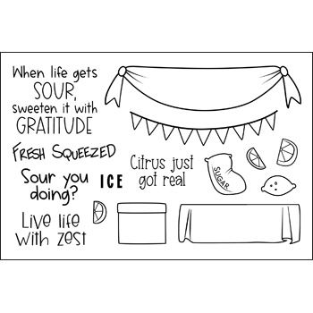 morelemonadestand2stamp Clear Stamp Set