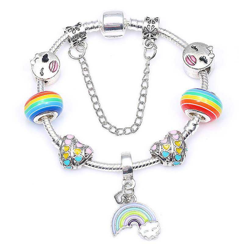 Boosbiy Vintage posrebrzane w nowym stylu bransoletka marki z teczy koraliki ze szkla Murano bransoletka typu Charm Femme bizuteria prezent