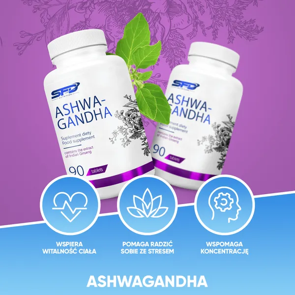 SFD Ashwagandha, tabletki, 90 szt.