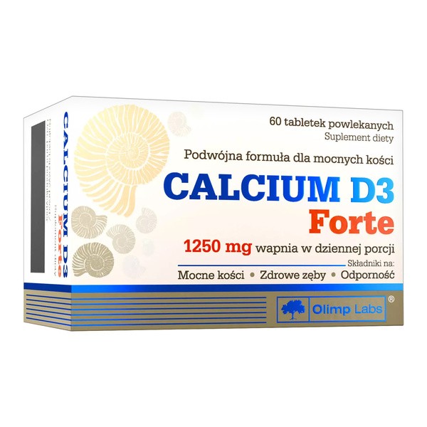 Olimp Calcium D3 Forte, tabletki powlekane, 60 szt.
