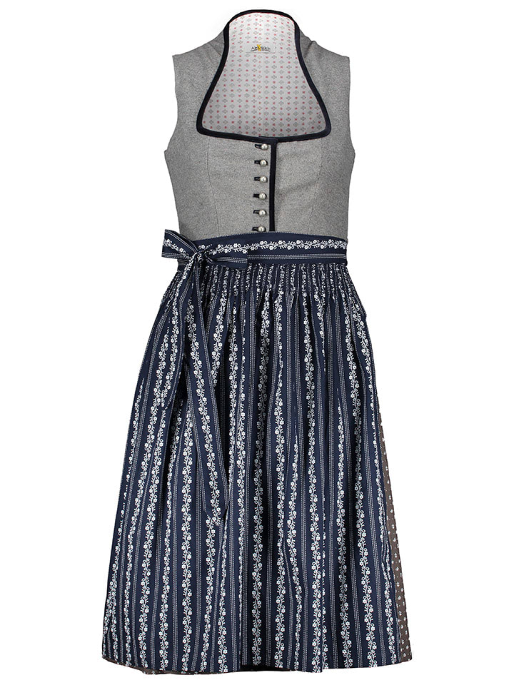 Almsach Dirndl in Grau günstig kaufen