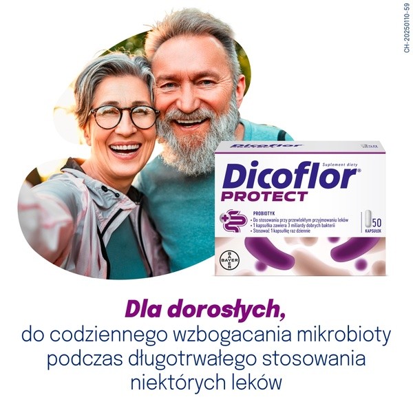 Dicoflor Protect, kapsułki, 50 szt.
